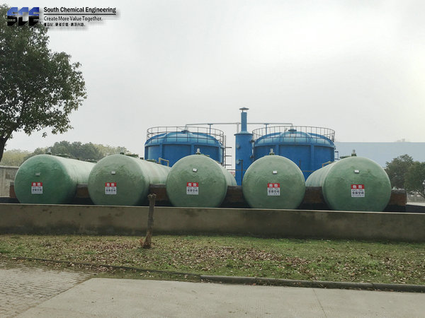 50m³玻璃鋼臥式儲罐