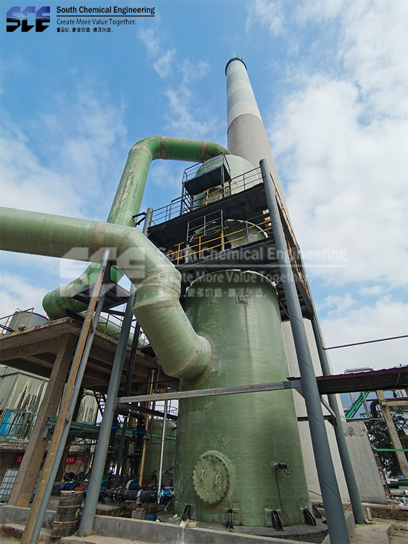 四川**化工（gōng）有限公司硫磺製（zhì）酸裝置尾氣處理係統