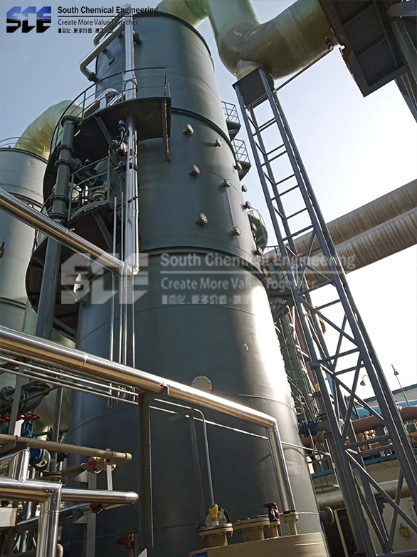 鋼襯（chèn）四氟脫硫塔φ4000*16000