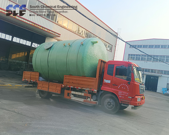 玻璃鋼臥式儲罐（guàn）φ3200*5800